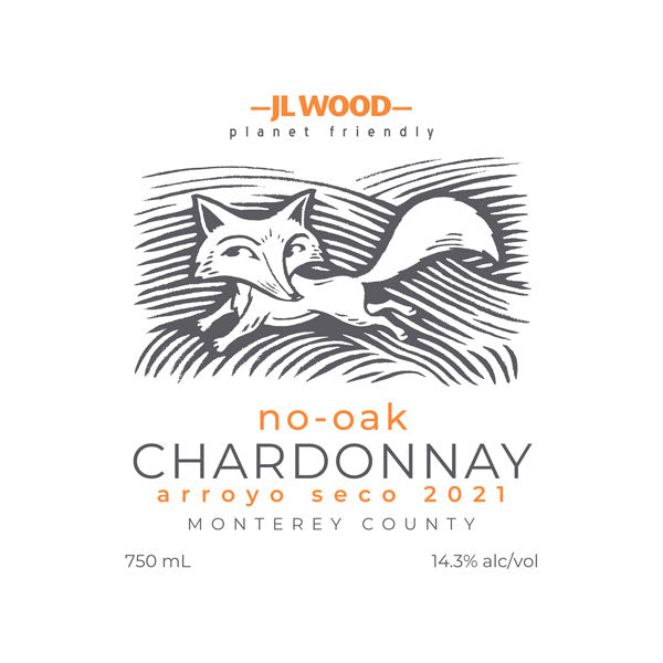 No-Oak Chardonnay Arroyo Seco 2021 14.3% ALC/VOL