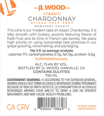 Classic Chardonnay Arroyo Seco 2023 13.4% ALC/VOL