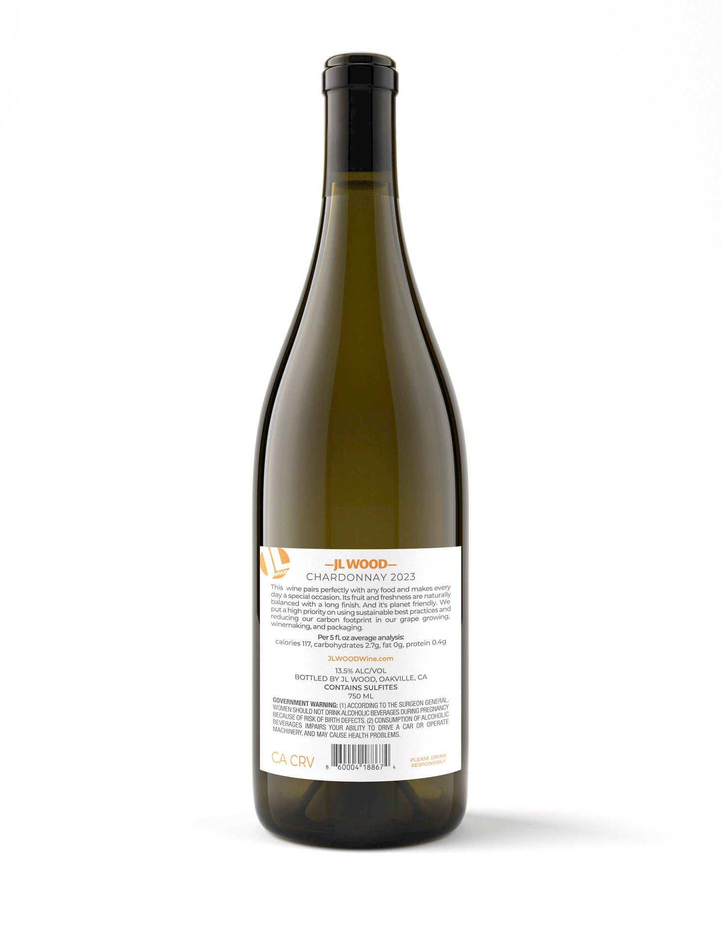 JL Chardonnay Arroyo Seco Monterey County 2023 13.5% ALC/VOL