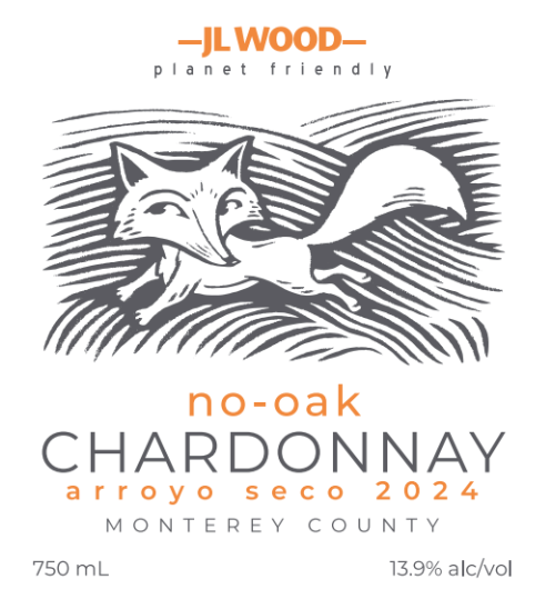 No-Oak Chardonnay Arroyo Seco 2024 13.9% ALC/VOL